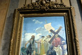 11 Way Of The Cross VI La Veronica seca el Rostro de Jesus Veronica Wipes the Face of Jesus Catedral Metropolitana Metropolitan Cathedral Buenos Aires